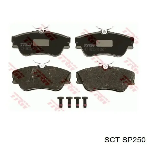 Передние тормозные колодки SP250 SCT