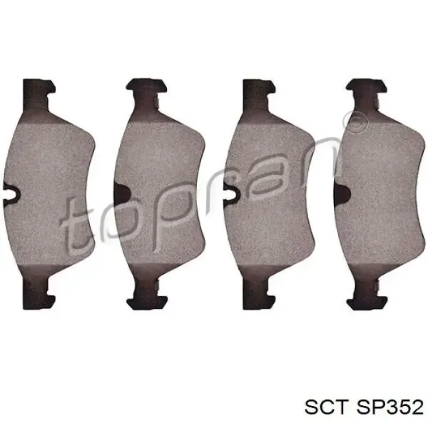 Передние тормозные колодки SP352 SCT