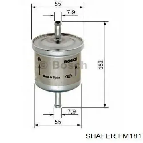 Топливный фильтр FM181 Shafer