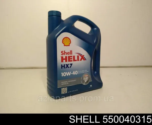 Моторное масло 550040315 Shell