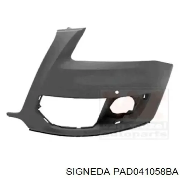 Задний бампер PAD041058BA Signeda