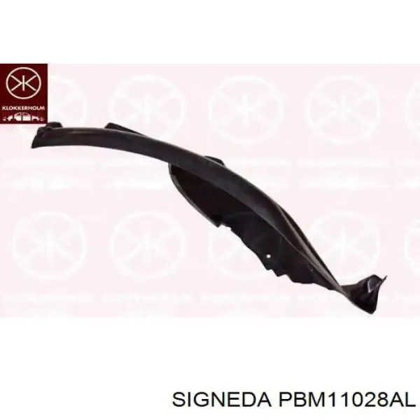 Подкрылок крыла переднего левый передний PBM11028AL Signeda