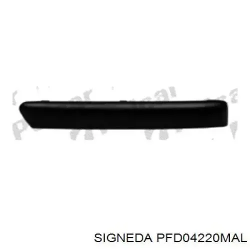Молдинг бампера переднего левый PFD04220MAL Signeda