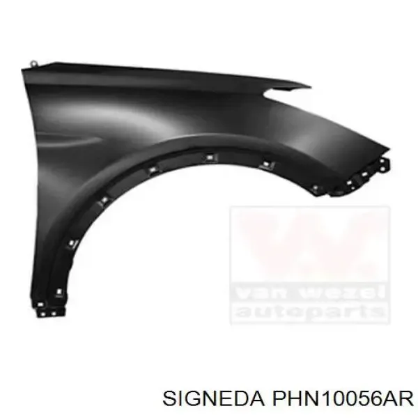 Крыло переднее правое PHN10056AR Signeda