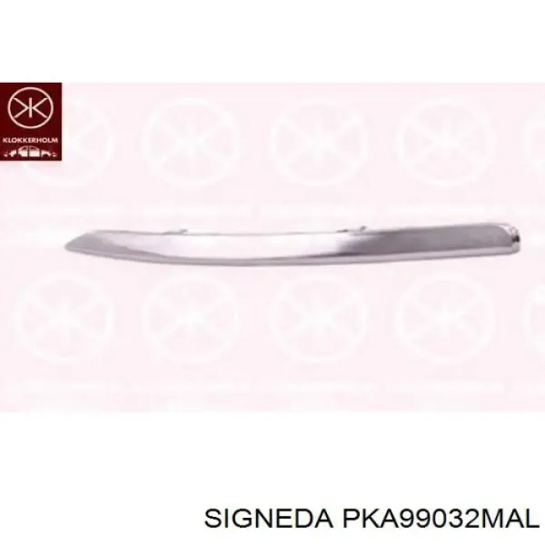 Молдинг бампера переднего правый PKA99032MAL Signeda