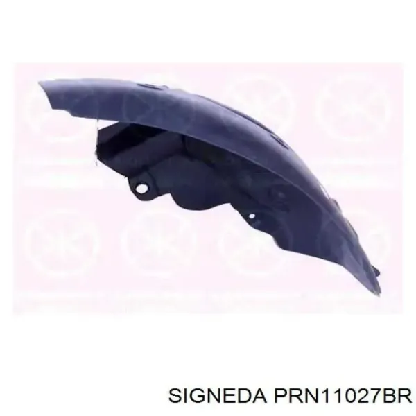 Подкрылок крыла переднего правый задний REN15ME007 Dega