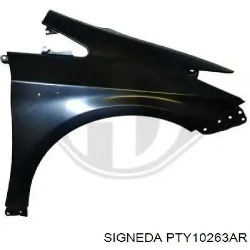 Боковая часть передняя правая на Toyota Prius  ZVW30