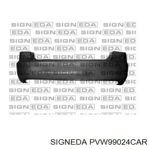 Заглушка (решетка) противотуманных фар бампера переднего правая PVW99024CAR Signeda