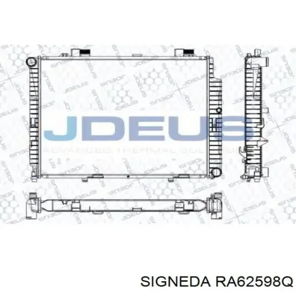 Радиатор охлаждения Signeda RA62598Q