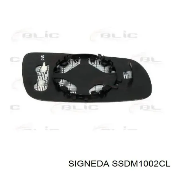 Стекло левого зеркала заднего вида SSDM1002CL Signeda