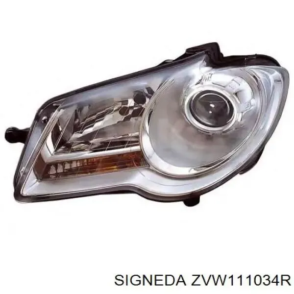 Правая фара 95U110E TYC