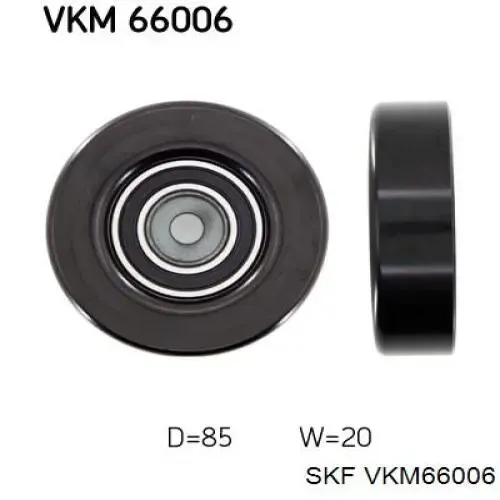 Паразитный ролик приводного ремня SKF VKM66006 цена, от