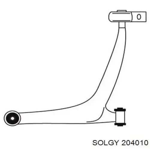 Нижний рычаг 204010 Solgy