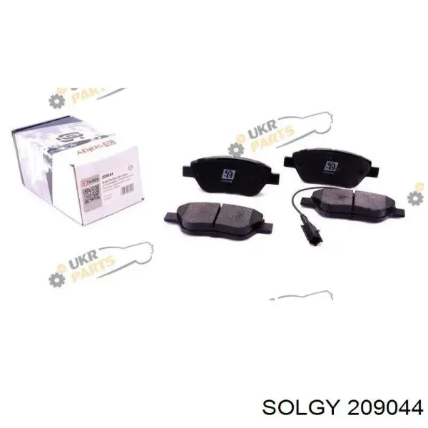 Передние тормозные колодки 209044 Solgy