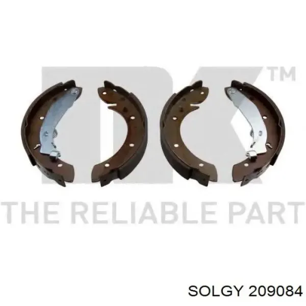 Задние барабанные колодки 209084 Solgy