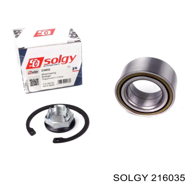 Подшипник задней ступицы 216035 Solgy