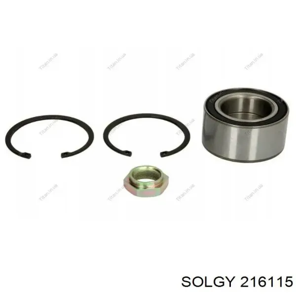Подшипник ступицы передней/задней 216115 Solgy