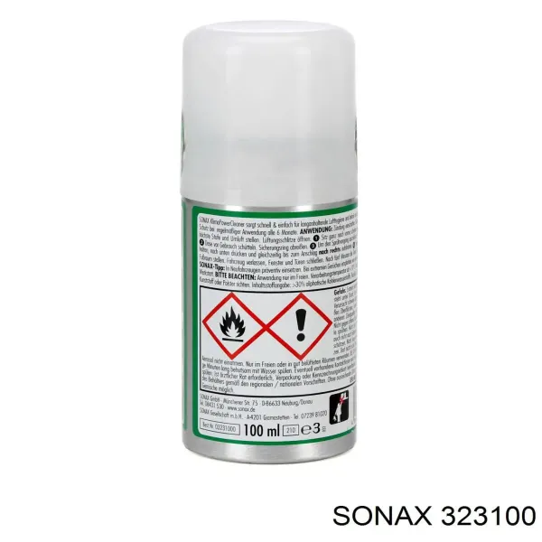 Очиститель системы кондиционирования 323100 Sonax