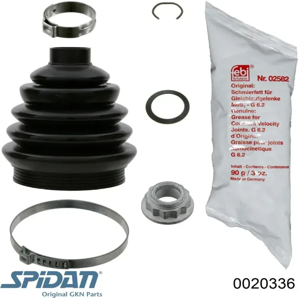 Пыльник ШРУСа наружный 0020336 GKN-Spidan