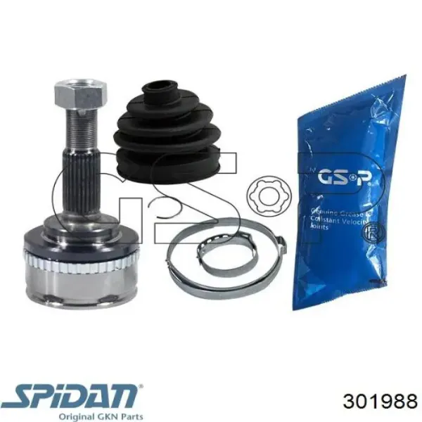 ШРУС наружный передний 301988 GKN-Spidan