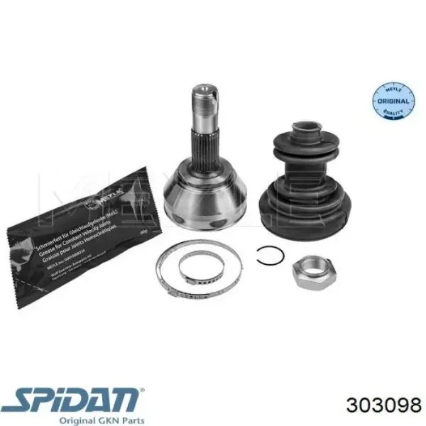 ШРУС наружный передний 303098 GKN-Spidan