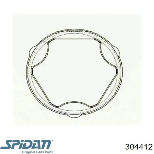 Пыльник ШРУСа внутренний 304412 GKN-Spidan