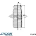 Пыльник рулевой рейки SPIDAN 83683