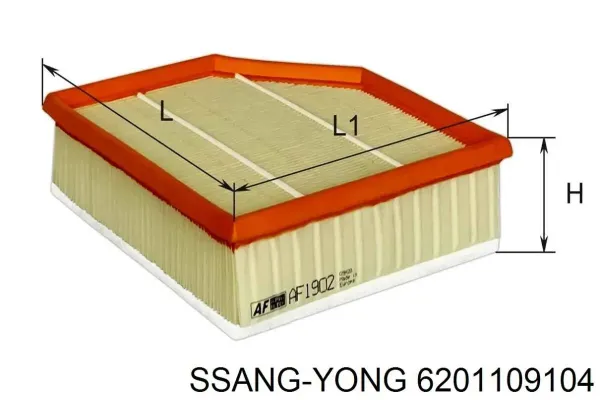 Дверь передняя левая SsangYong Kyron 