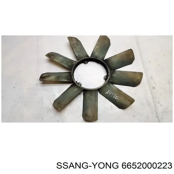 Крыльчатка радиатора охлаждения 6652000223 Ssang Yong