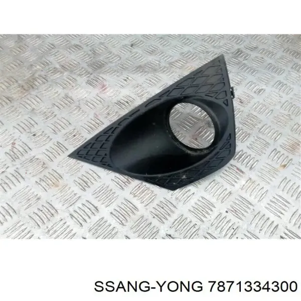 Ободок (окантовка) фары противотуманной левой 7871334300 Ssang Yong
