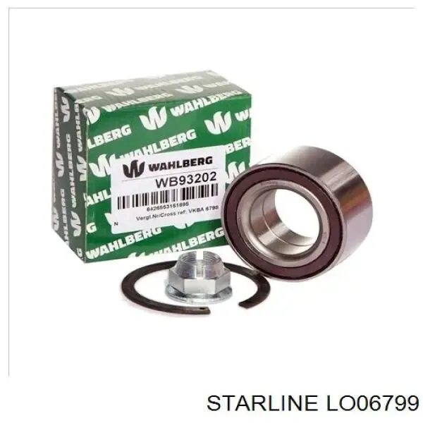 Подшипник задней ступицы LO06799 Starline