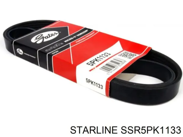 Ремень генератора SSR5PK1133 Starline