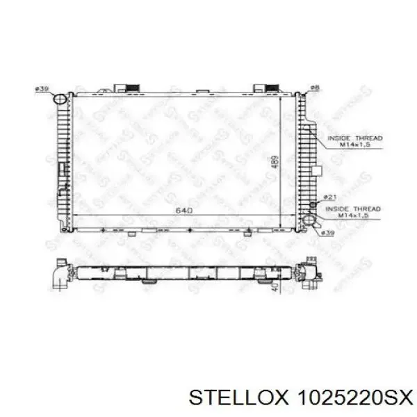Радиатор охлаждения двигателя Polcar 5015087 цена, от