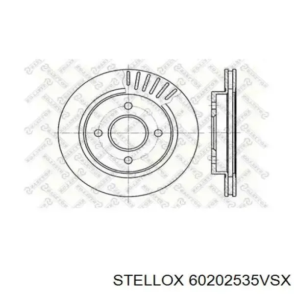 Тормозные диски PB2326 Starline