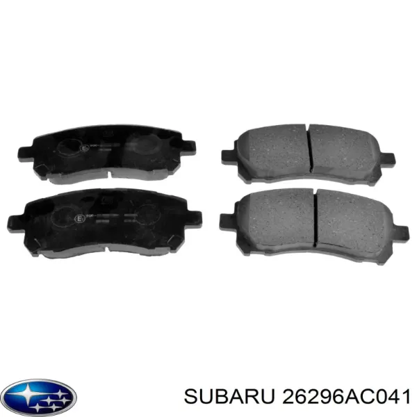 Тормозные колодки Subaru 26296AC041