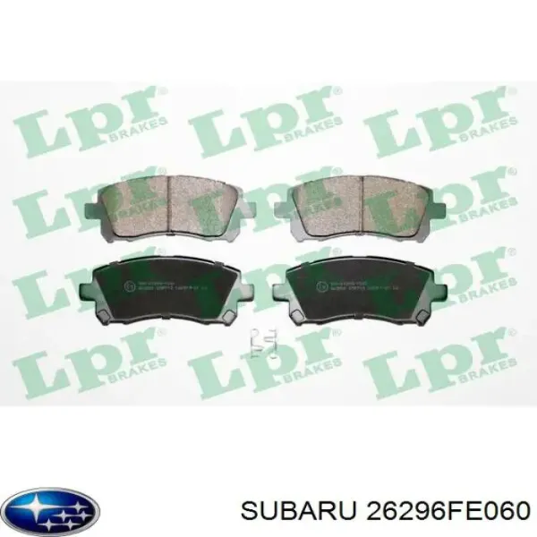 Тормозные колодки Subaru 26296FE060