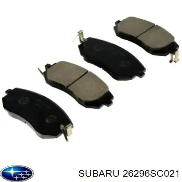 Передние тормозные колодки 26296SC021 Subaru