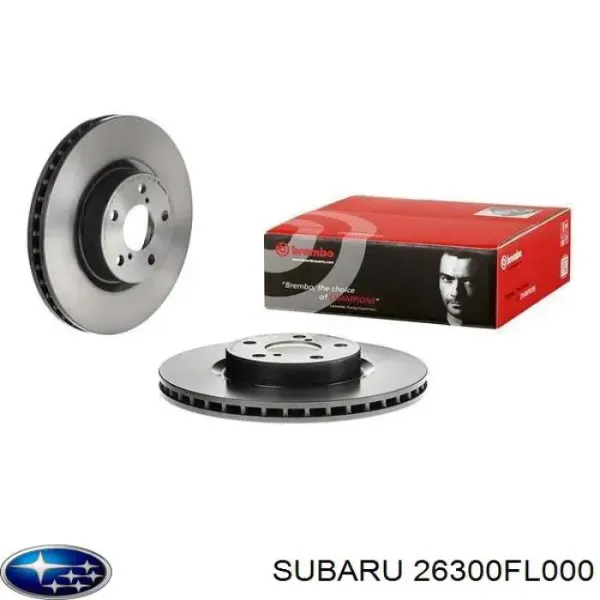 Передние тормозные диски 26300FL000 Subaru