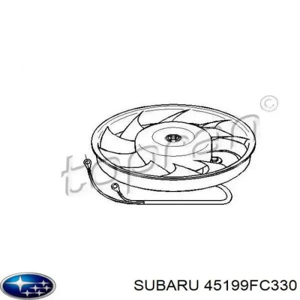 Радиатор 45199FC330 Subaru