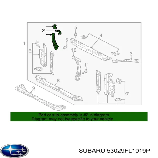  53029FL1019P Subaru