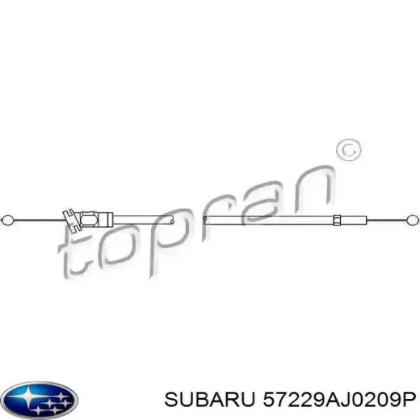 Капот 57229AJ0209P Subaru