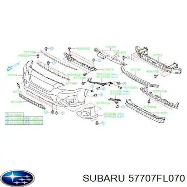 Кронштейн бампера переднего центральный PSB43098A Signeda