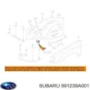 Брызговик передний правый SUBARU 59123SA001 Брызговик передний правый SUBARU 59123SA001