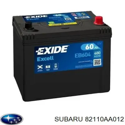 Авто акумулятор Субару 60 А/г 12 В (82110AA012)