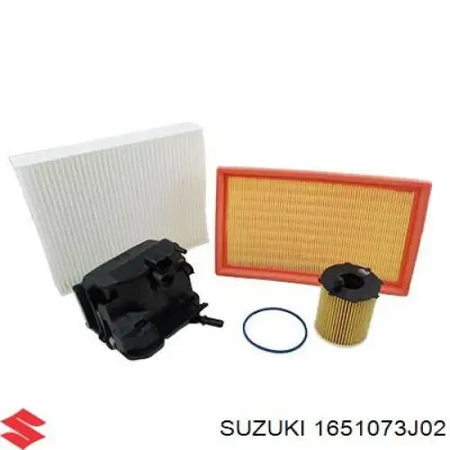 Масляный фильтр 1651073J02 Suzuki