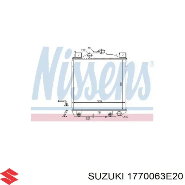 17700-63E20 Suzuki Радиатор охлаждения двигателя