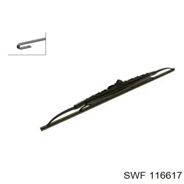 Щетка-дворник лобового стекла водительская 116617 SWF