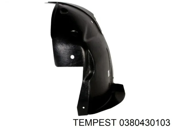 Подкрылок крыла переднего левый задний 0380430103 Tempest