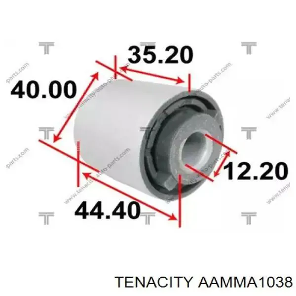 Сайлентблок заднего верхнего рычага AAMMA1038 Tenacity