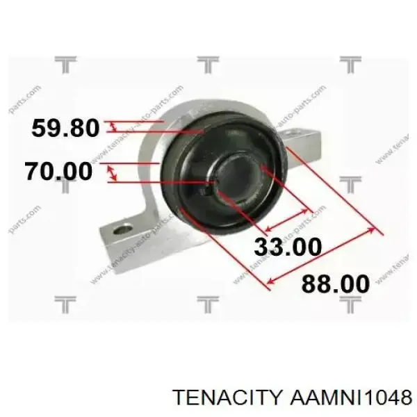 Сайлентблок переднего рычага AAMNI1048 Tenacity